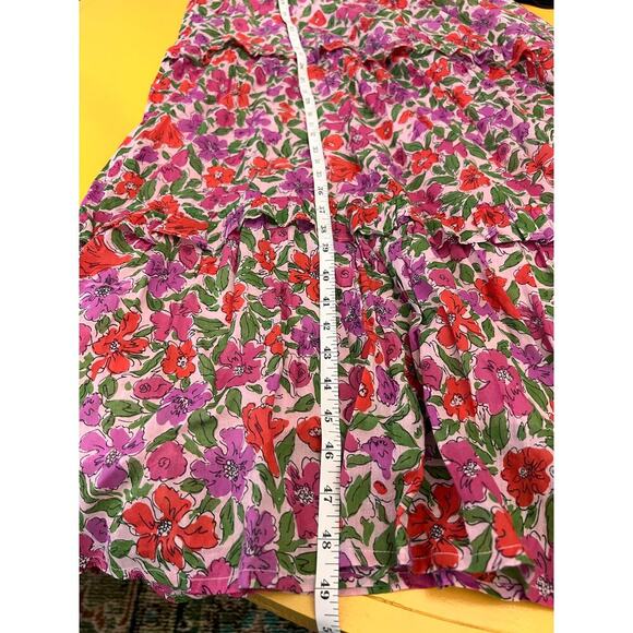 NWT Banjanan Hazel Maxi Dress Tiered Sleeveless Floral Pink Womens Size … - Picture 9 of 11